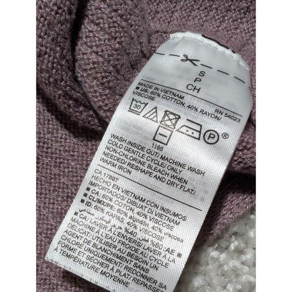 Old Navy Women's Sweater Dress Size Small Pink Long Sleeve Knit Pullover - Picture 4 of 5